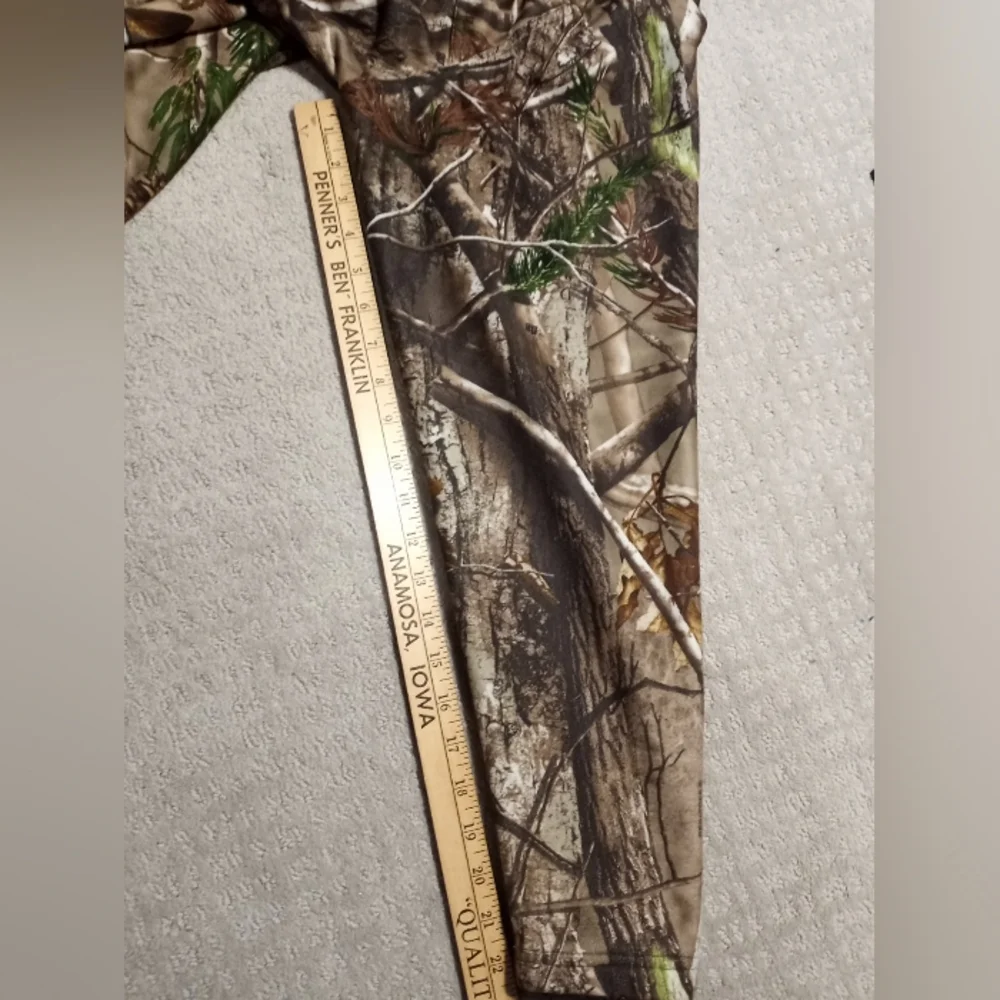 Scent Lok Full Season Base Layer Realtree Fleece Camo Jacket Mens Size Large - Picture 9 of 16